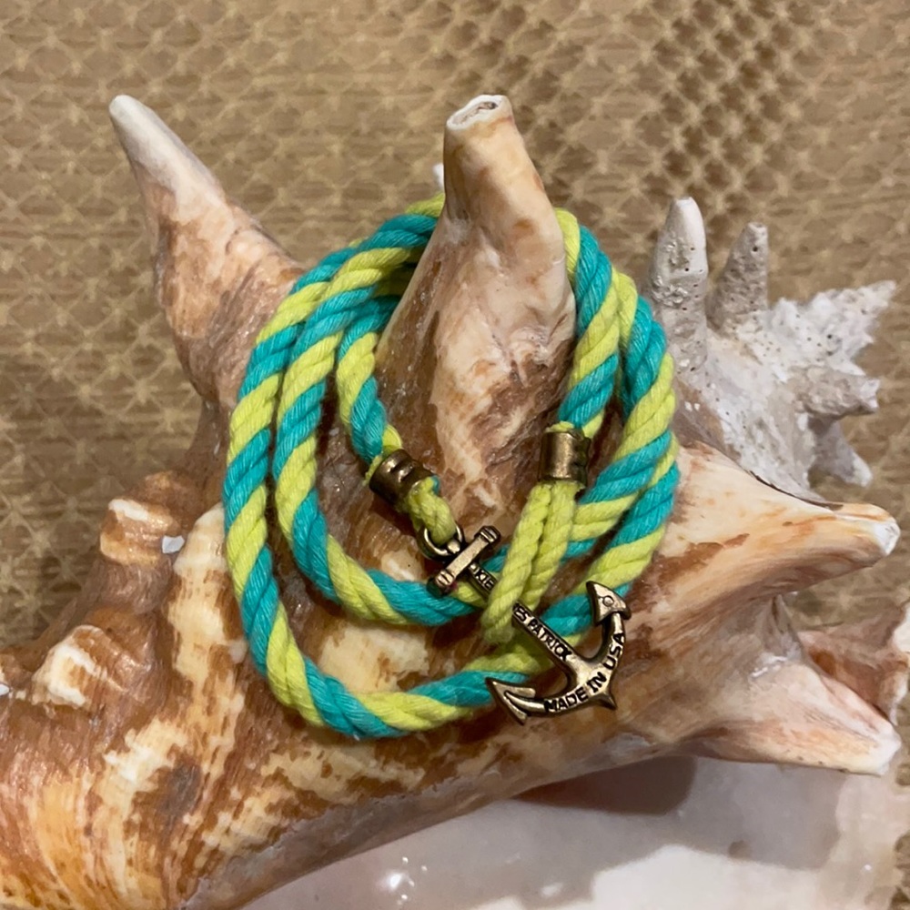 Kiel James Patrick Anchor Rope Wrap Bracelet